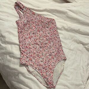 Summersalt Floral One Piece Swimsuit - Pink and Red